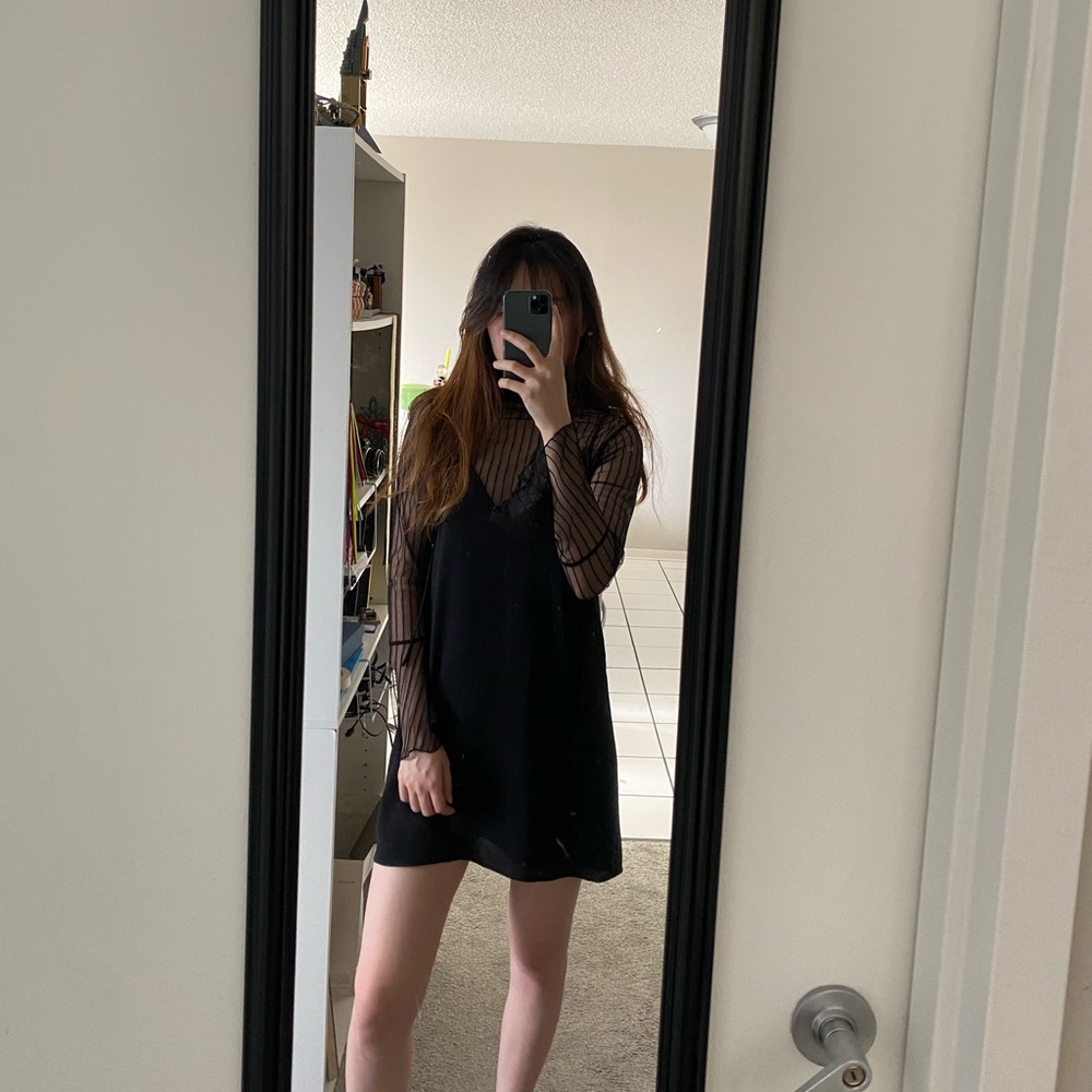 Topshop black dress